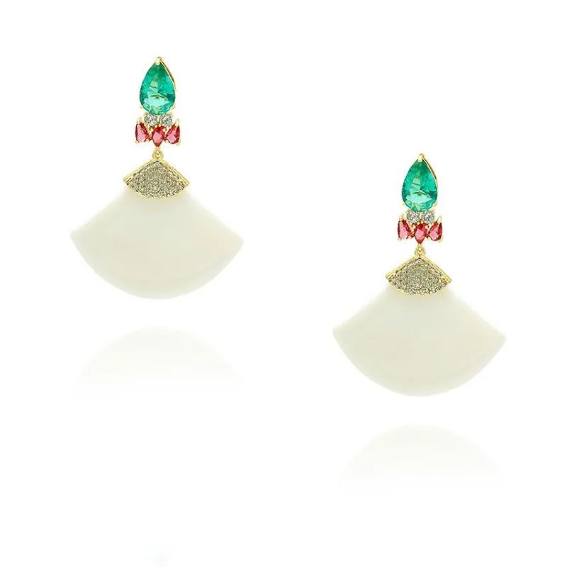 گوشواره آویز صدفی شیک